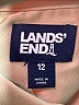 Lands' End 100% Polyester Solid Tan Long Sleeve Blouse Size 12 - photo 7