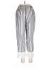 Shein Stripes Silver Casual Pants Size L - photo 2