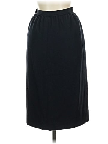 Yves Saint Laurent Rive Gauche Vintage Wool Skirt (view 2)