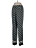 Ann Taylor 100% Rayon Print Black Casual Pants Size 10 - photo 2