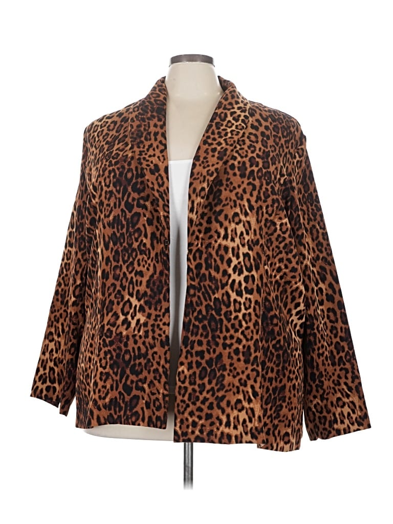 Pre-owned Iman Blazer Jacket In Brown