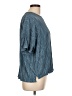 Marc New York Teal Short Sleeve Blouse Size L - photo 4