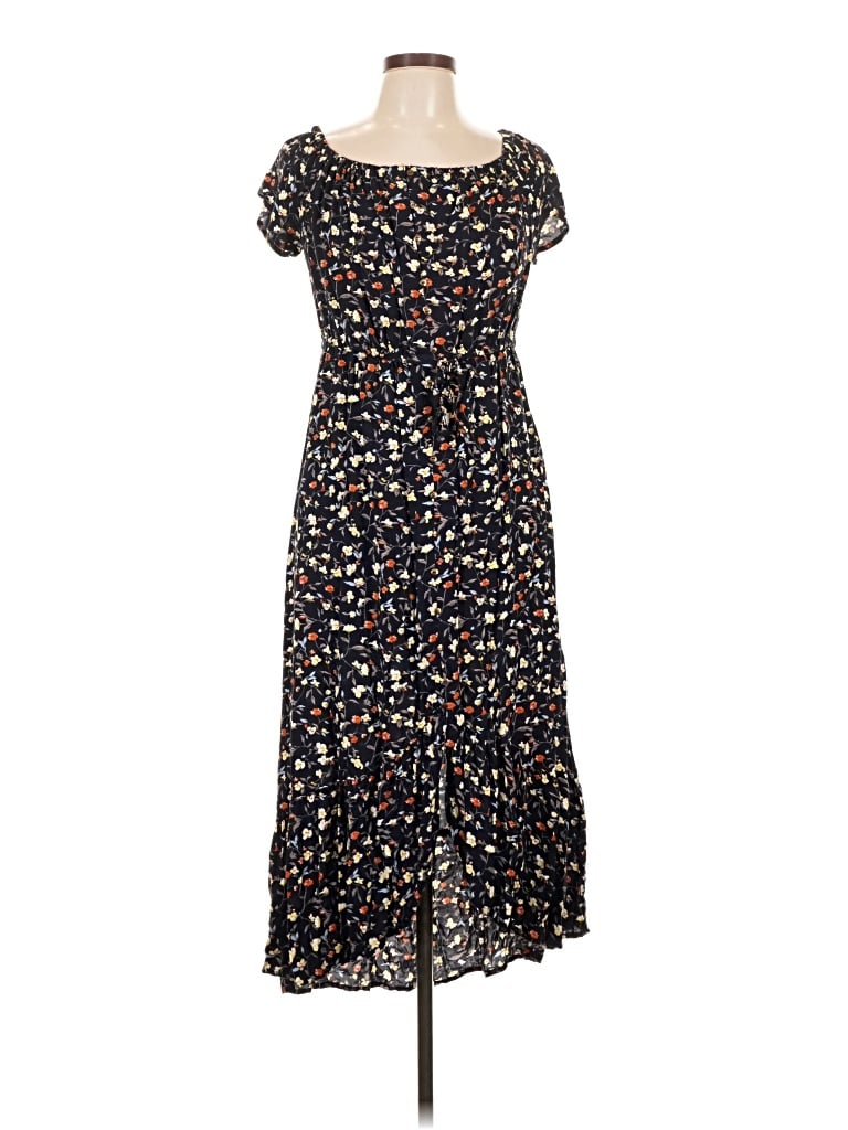 Pre-owned Indigo Rose Casual Dress In Black