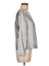 Unbranded Metallic Silver Long Sleeve Top Size M (estimated) - photo 4