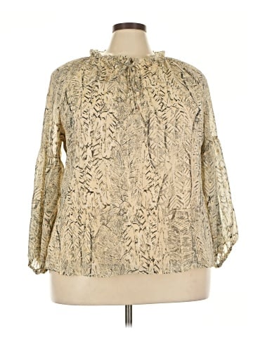a...love story 3/4 Sleeve Blouse (view 1)