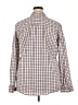 Caslon Checkered-gingham Tan Long Sleeve Button-Down Shirt Size XXL - photo 2