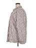 Caslon Checkered-gingham Tan Long Sleeve Button-Down Shirt Size XXL - photo 5