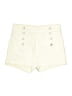 Maison Jules Solid Ivory White Shorts Size 8 - photo 1