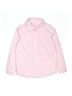 Unbranded Solid Pink Long Sleeve Button-Down Shirt Size 110 cm / US 5-6 - photo 1