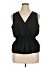 Chelsea28 100% Polyester Black Sleeveless Blouse Size XL - photo 1