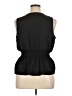 Chelsea28 100% Polyester Black Sleeveless Blouse Size XL - photo 2