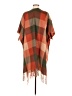 Just Jamie 100% Polyester Orange Poncho One size (estimated) - photo 2