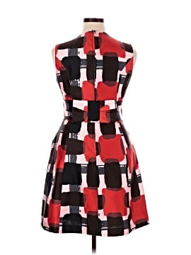 dress knee length Cutout Open Tie Back High Split Front Leg Hot Pink Knee Length Dress Hot Pink / S