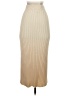 Princess Polly 100% Polyester Tan Ivory Formal Skirt Size 23 waist (estimated) - photo 2