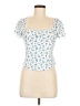 Shein Ivory Short Sleeve Top Size 8 - 10 - photo 1