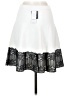 Bebe Graphic White Formal Skirt Size S - photo 2