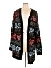 Unbranded 100% Acrylic Floral Black Cardigan Size M (estimated) - photo 1