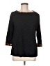 Howard Wolf Black 3/4 Sleeve Top Size 8 - photo 1