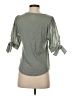 Gap Gray 3/4 Sleeve Top Size S - photo 2