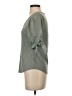 Gap Gray 3/4 Sleeve Top Size S - photo 5