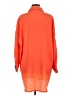 Shein Orange 3/4 Sleeve Button-Down Shirt Size 6 - photo 2