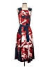 Suno 100% Viscose Print Red Cocktail Dress Size 2 - photo 1