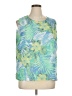 Brownstone Studio New York 100% Polyester Green Sleeveless Blouse Size 1X - photo 1