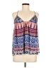 Bebe 100% Polyester Blue Sleeveless Blouse Size M - photo 1