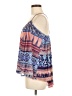 Bebe 100% Polyester Blue Sleeveless Blouse Size M - photo 5