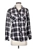 Bit & Bridle Plaid Black Long Sleeve Button-Down Shirt Size S - photo 1