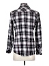 Bit & Bridle Plaid Black Long Sleeve Button-Down Shirt Size S - photo 2