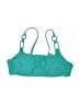 Shade & Shore Solid Teal Swimsuit Top Size XS - photo 1