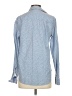Gap Print Blue Long Sleeve Button-Down Shirt Size S - photo 2
