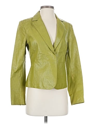 Max Mara Ostrich Leather Blazer (view 1)