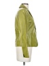 Max Mara 100% Ostrich Leather Green Ostrich Leather Blazer Size 4 - photo 4