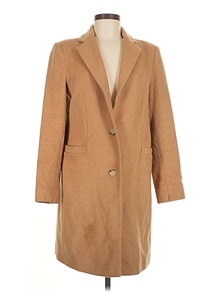 Pre-owned Polo Ralph Lauren Wool Coat In Tan