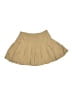 Unbranded 100% Polyester Solid Tan Casual Skirt Size M (petite) - photo 1
