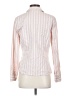 Old Navy Stripes Pink Long Sleeve Blouse Size L - photo 2