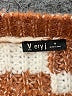 Very J Color Block Brown Pullover Sweater Size M - photo 7