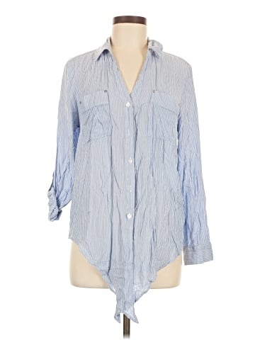 Jones New York 3/4 Sleeve Button-Down Shirt (view 1)