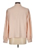 Shein 100% Polyester Tan Long Sleeve Blouse Size 6 - photo 2