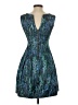 Zara Basic Tweed Blue Cocktail Dress Size XS - photo 2