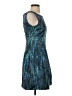 Zara Basic Tweed Blue Cocktail Dress Size XS - photo 4