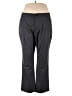 Lee 100% Polyester Solid Gray Casual Pants Size 18 short - photo 1