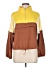 Unbranded Color Block Brown Long Sleeve Blouse Size M - photo 1