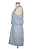 Unbranded Solid Blue Casual Dress Size 10 - photo 5