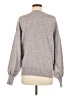 Ella Moss Gray Long Sleeve Top Size M - photo 2