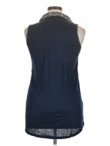 Femme by tresics Sleeveless Button-Down Shirt (view 2)