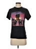 Assorted Brands Print Black Short Sleeve T-Shirt Size S - photo 1