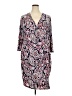 Kasper Paisley Blue Casual Dress Size 2X - photo 1